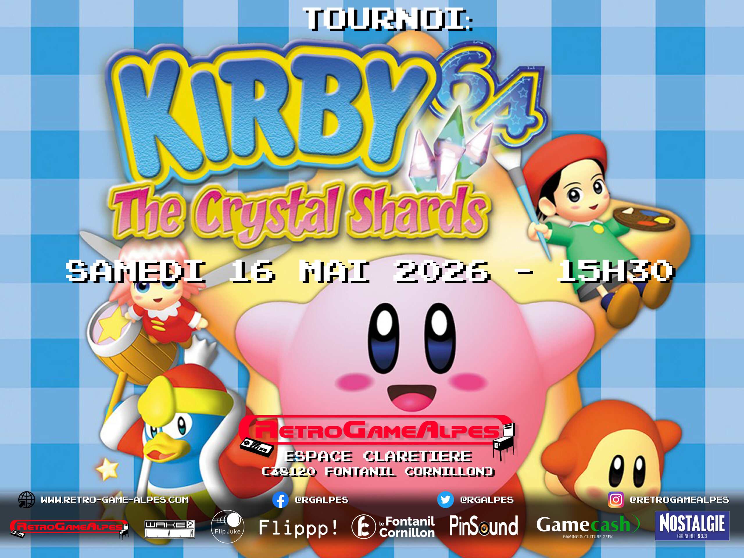 Mini-jeux Kirby 64 à 4 joueurs