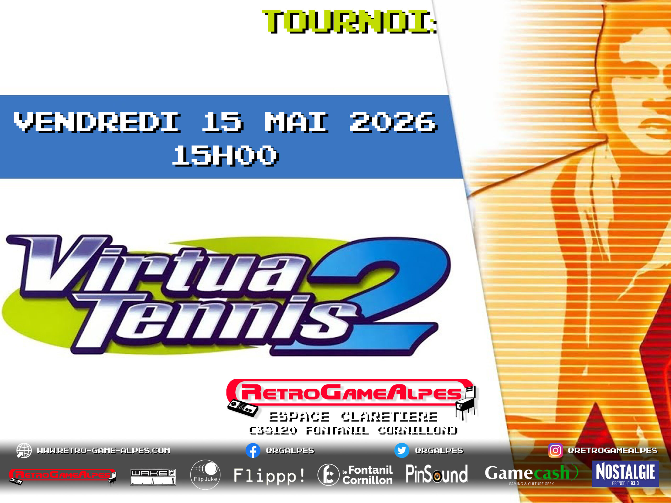 Tournoi Virtua Tennis 2 sur borne